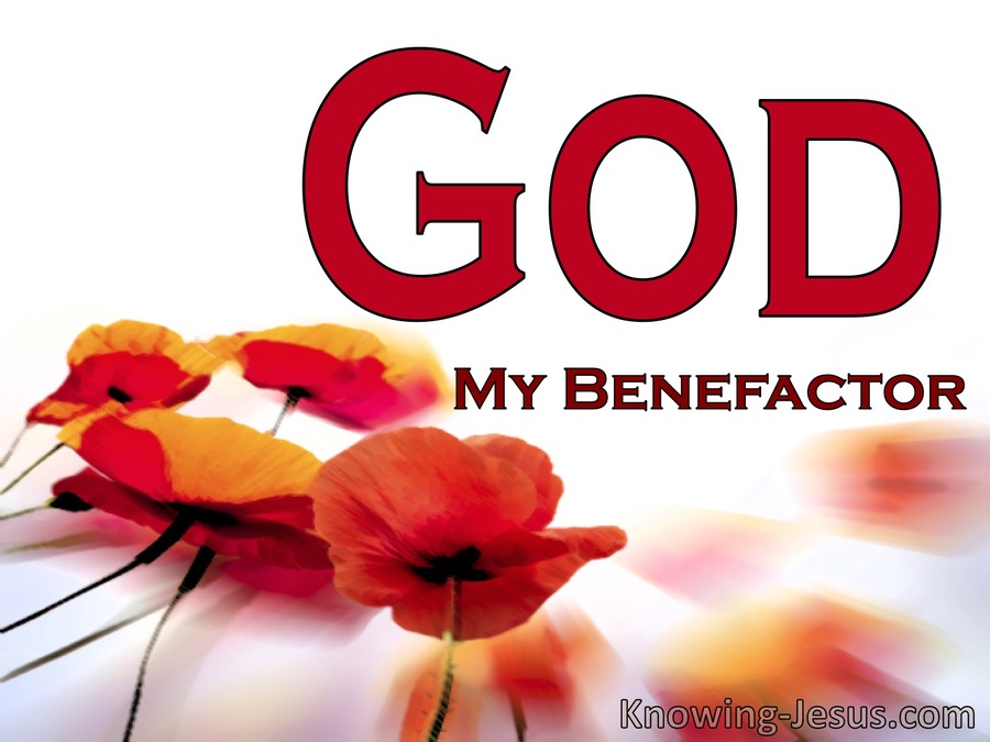 God, My Benefactor (devotional)02-18 (red)